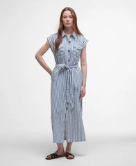 Abby Striped Midi Dress