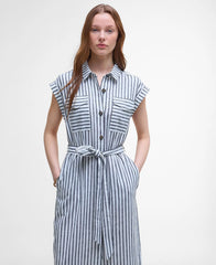 Abby Striped Midi Dress