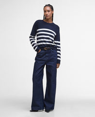 Demi Striped Crew Neck Jumper