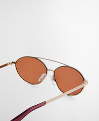 Oval Aviator Sunglasses