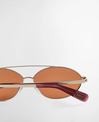 Oval Aviator Sunglasses