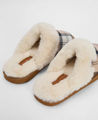 Claudia Tartan Mule Slippers
