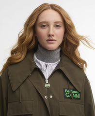 Barbour x GANNI Waterproof Parka Jacket