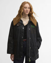 Barbour x GANNI Waxed Duffle Coat
