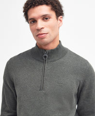 Cotton Half-Zip Jumper