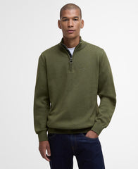 Cotton Half-Zip Jumper