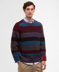 Paul Smith loves Barbour Multi Striped Crew Neck Jumper