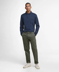 Corpatch Tailored Long-Sleeved Polo Shirt