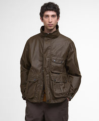 Re-Engineered Utility Bedale Waxed Jacket