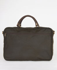 Waxed Leather Briefcase