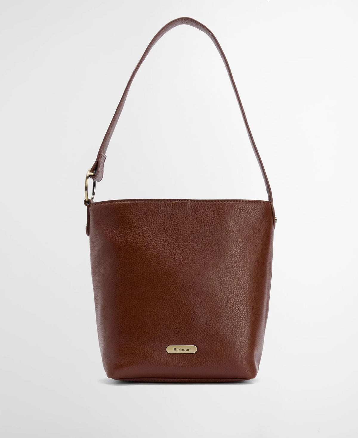 Cedar Leather Bucket Bag