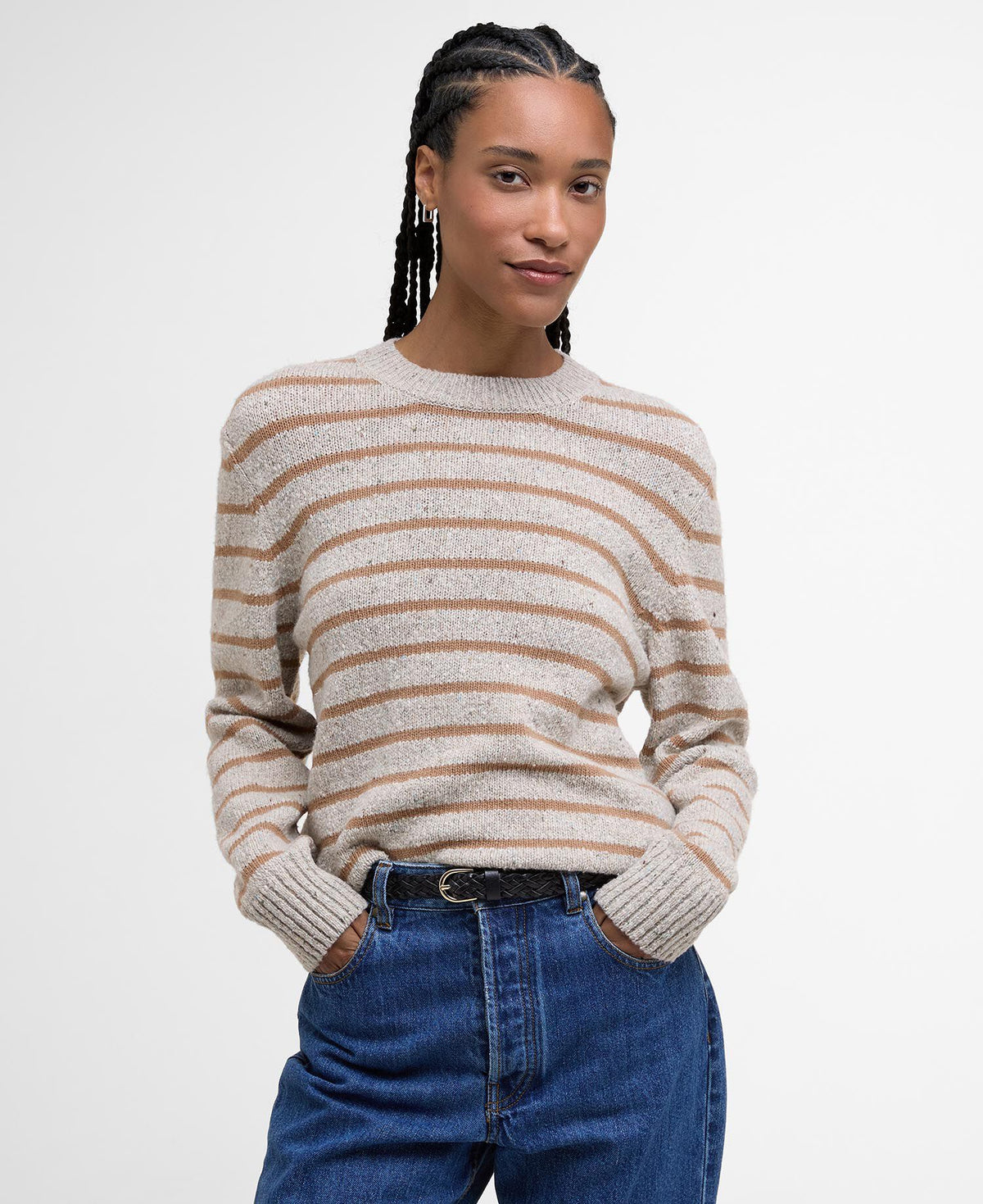Claydon Striped Crew Neck Jumper