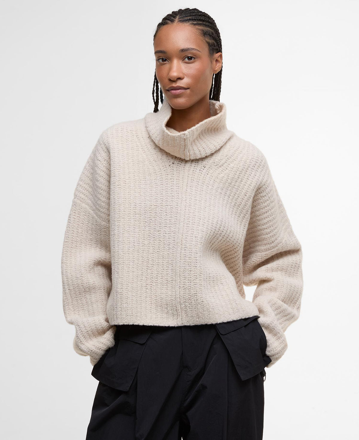 Imelda Funnel-Neck Jumper