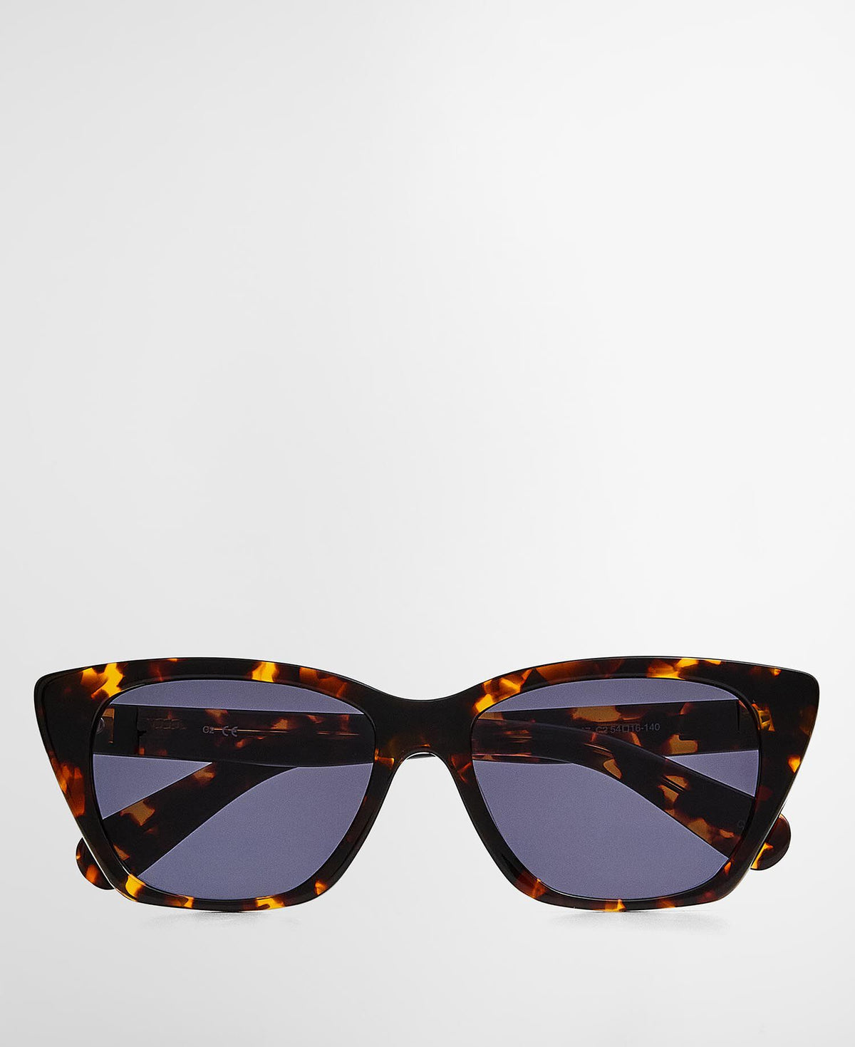 Rectangular Cat-Eye Sunglasses