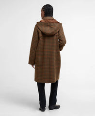 Melody Check Wool Duffle Coat