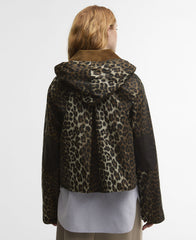 Barbour x GANNI Leopard Print Waxed Anorak