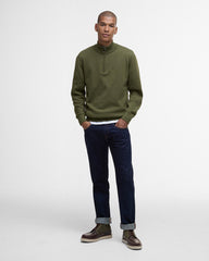 Cotton Half-Zip Jumper