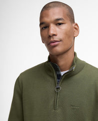 Cotton Half-Zip Jumper