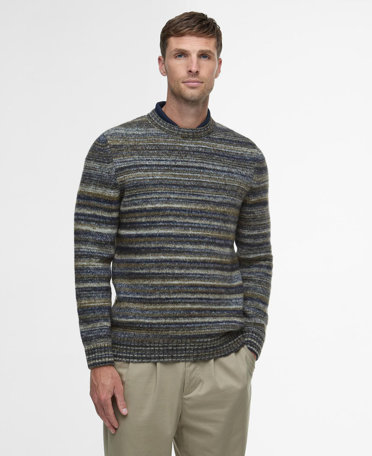 Pateley Striped Crew Neck Jumper
