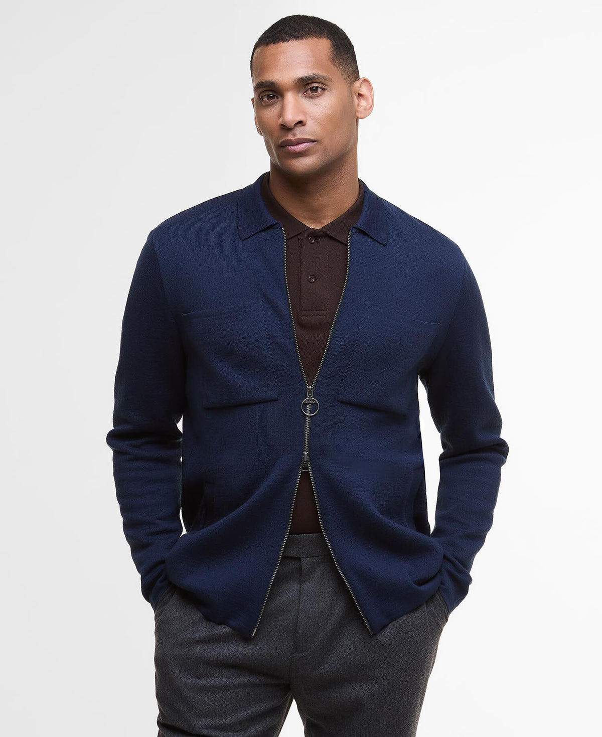 Croscombe Zip-Up Cardigan