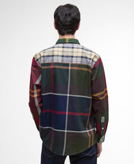 Patchwork Oversized Tartan Shirt