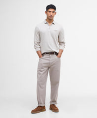 Washed Stretch Regular Trousers